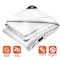 Tarpco Safety Heavy Duty Tarp, 30 ft x 0.5 mm H x 30 ft W, 10 Mil, White, Polyethylene TS-154-30X30 - alternate 5